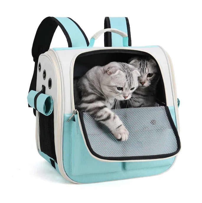 Foldable Cat Carrier Backpack